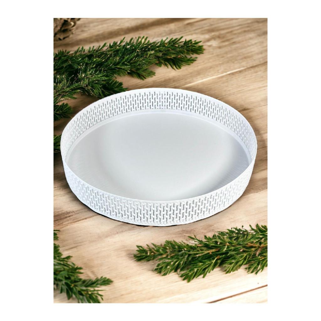 32 Cm White Serving Tray