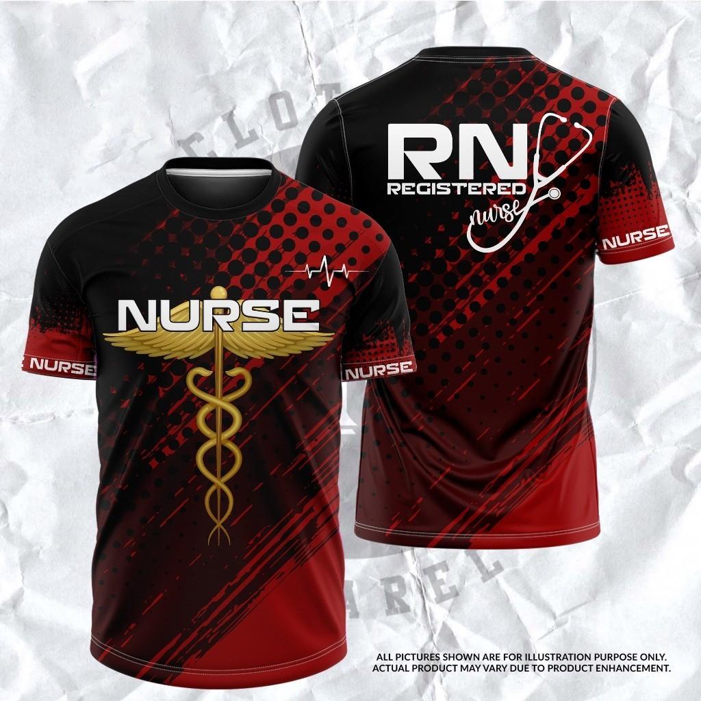 Рубашка Nurse Jersey Dryfit - полностью сублимированная рубашка, мужская и женская униформа