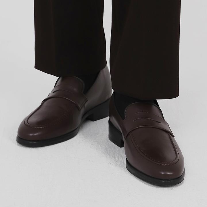 Pascologen MS2104-BR Пенни-лоферы Bronx с U-образным вырезом коричневые [250~280мм]-MS2104-BR