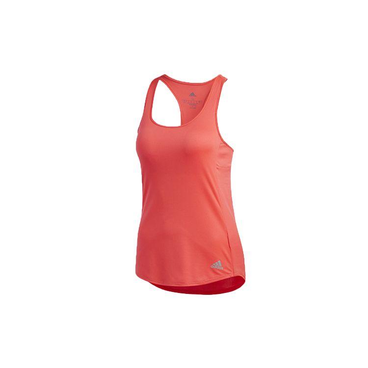 Adidas Otr Tank Running Vest Women Tops Black Fluorescent-Red DQ2609