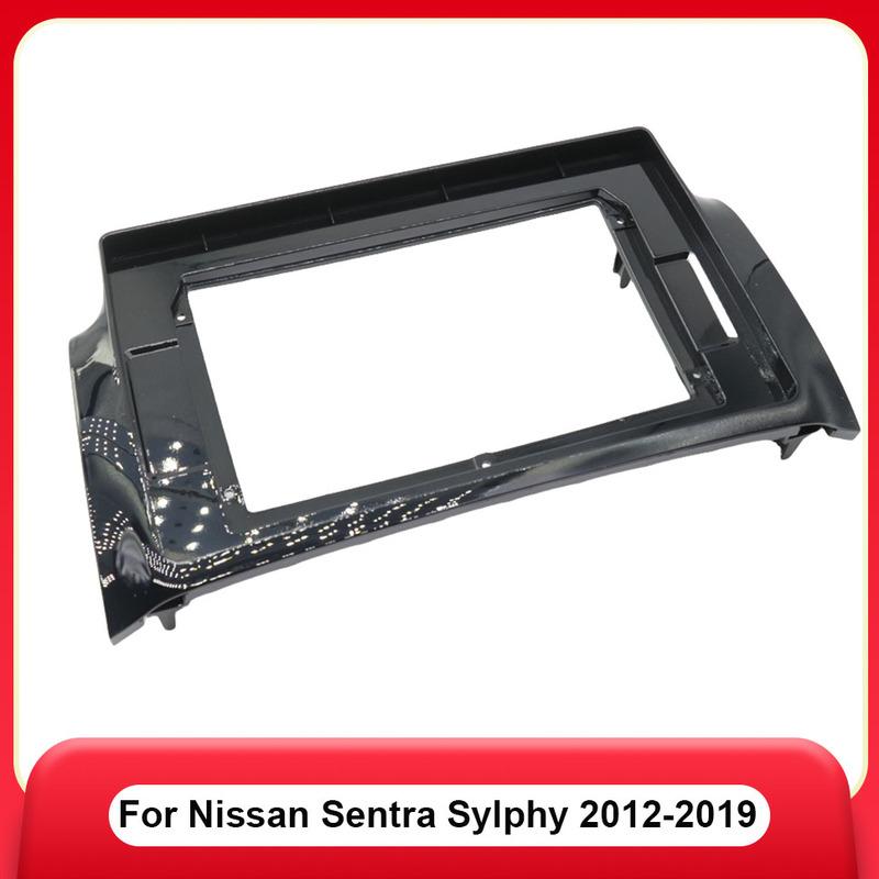9Inch Car Radio Fascias for Nissan Sentra Sylphy 2012-2019 Android Stereo Frame 2 Din Head Unit Panel Dash Trim with Cable