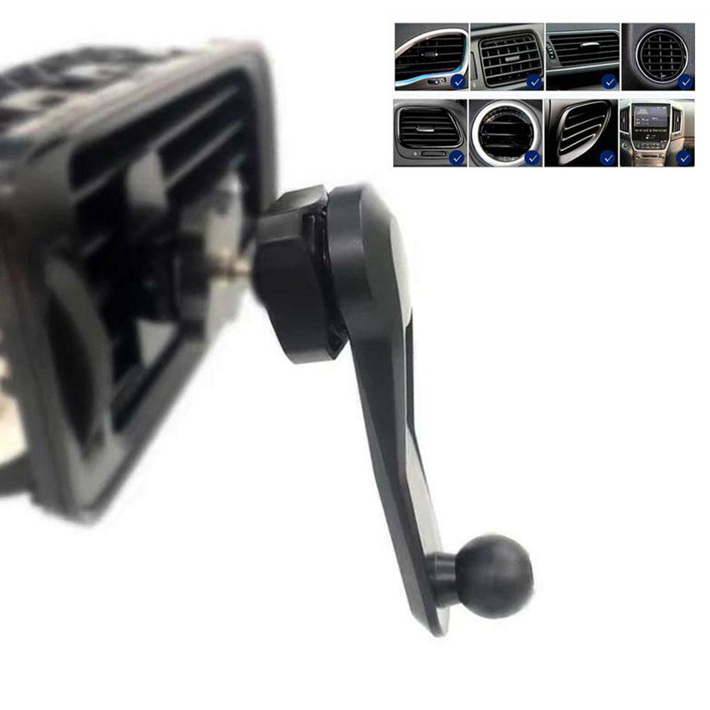 17mm Ball Head Magnetic Car Phone Holder Magnet Mount Extension Bracket Mobile GPS Stand Smartp O5N2