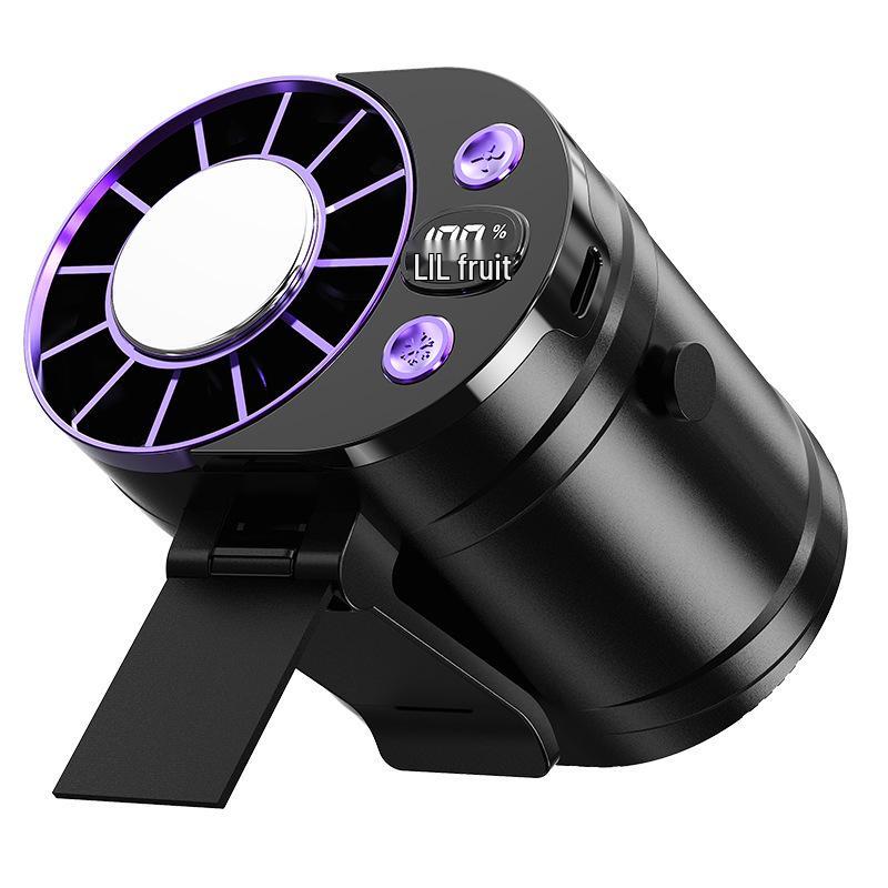 2026 Rechargeable USB Hanging Waist Fan for Outdoor Camping & High-Temperature Workplaces