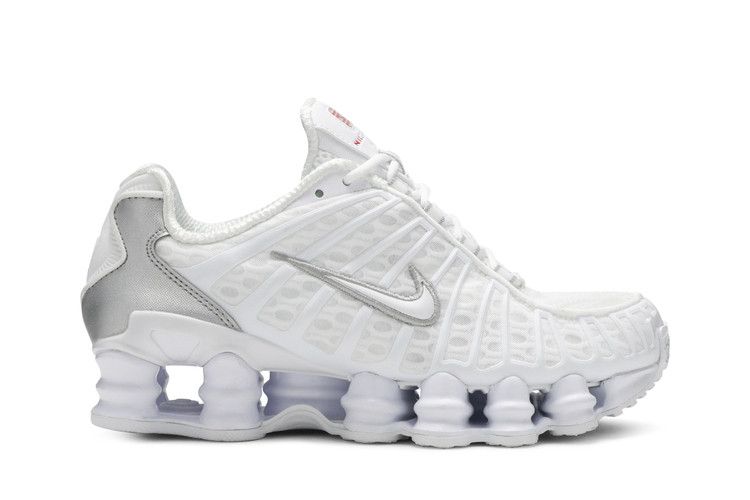 Nike Shox TL White Metallic Silver