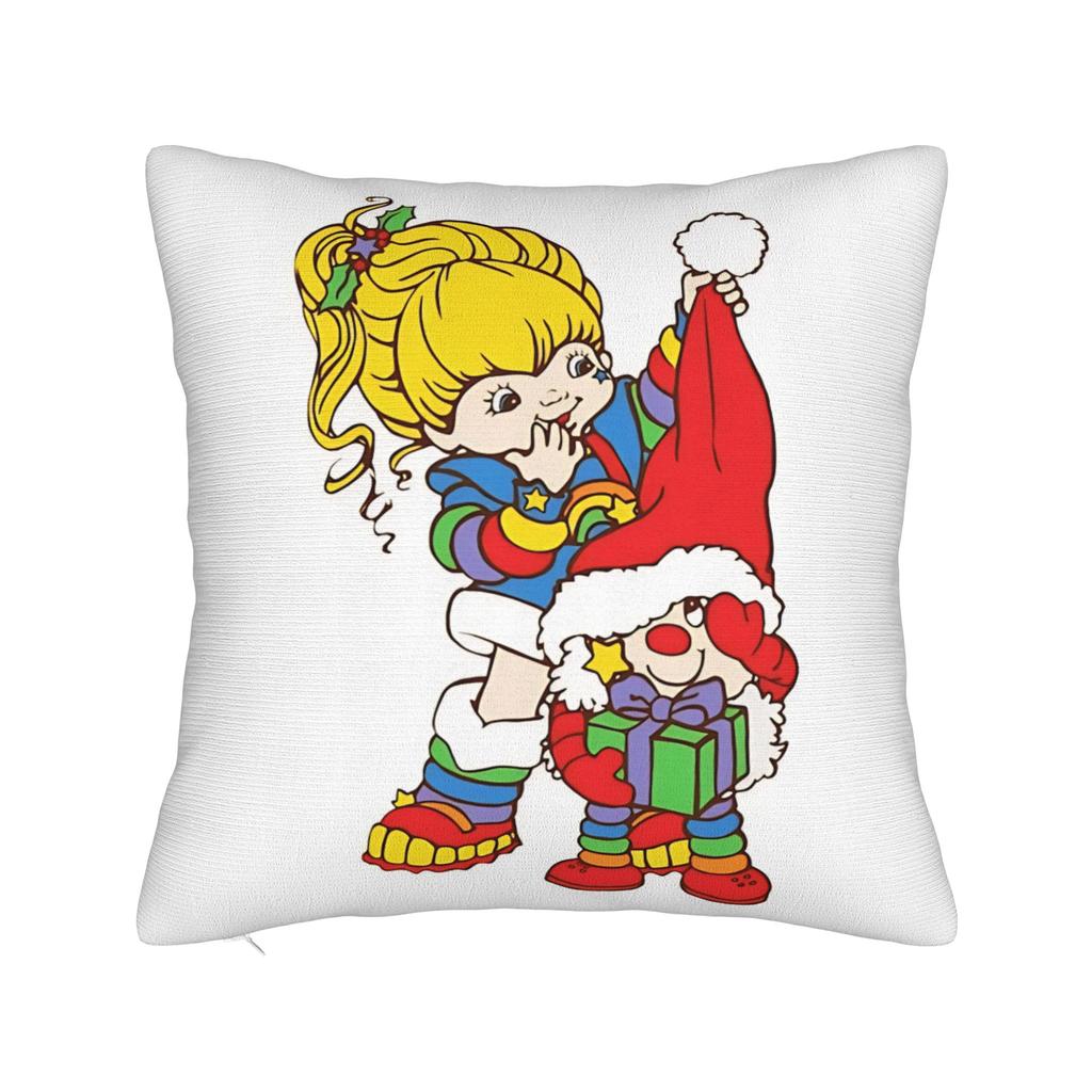 Pillow Case Cute Cartoon Rainbow Girls Soft Pillow Cover For Living Room Chair Kawaii Pillowcases