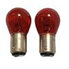 Лампа галогенная Roost Цветная лампа Красная S25 Двухконтактная 21/5W BAY15D 12V Набор из 2 штук