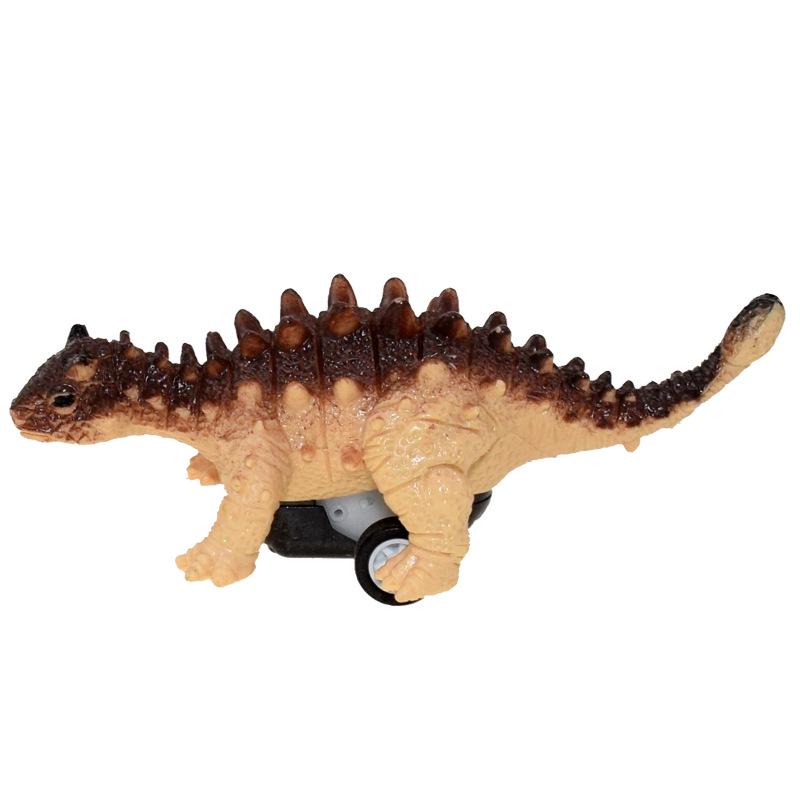 Dinosaur Toy Pull Back Car Friction Car Child Model Tyrannosaurus Triceratops Toy