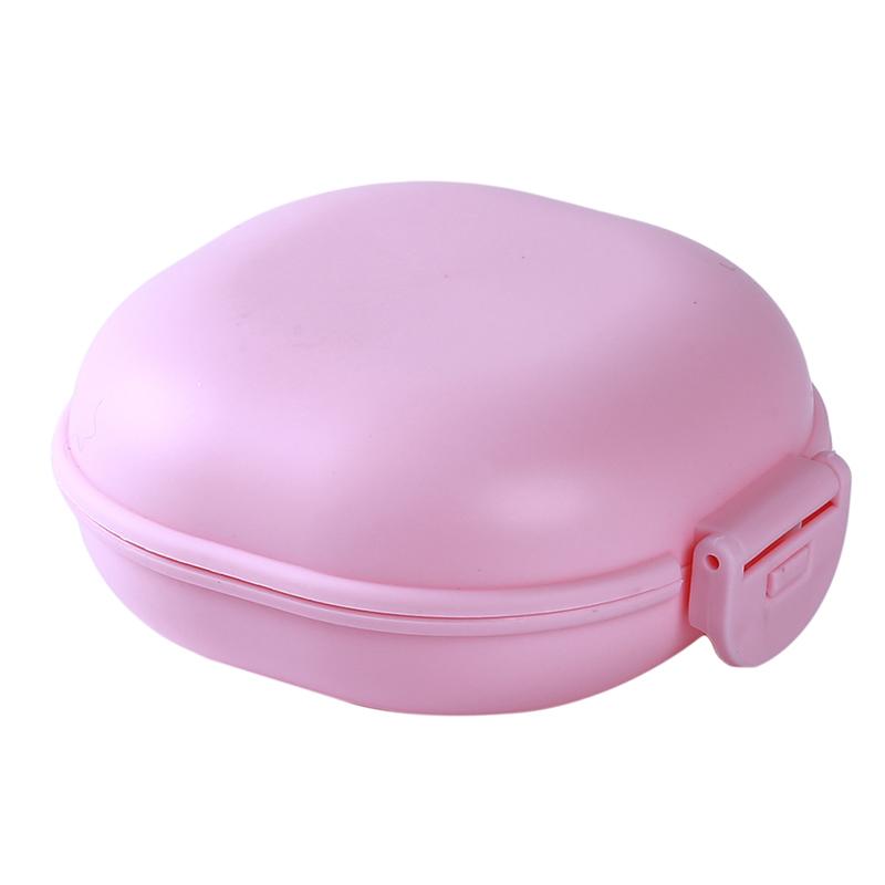 Soap Box Home Solid Color Creative Partable Tourist Shower Draining Soap Boxes Waterproof Travel Household Soap Dish