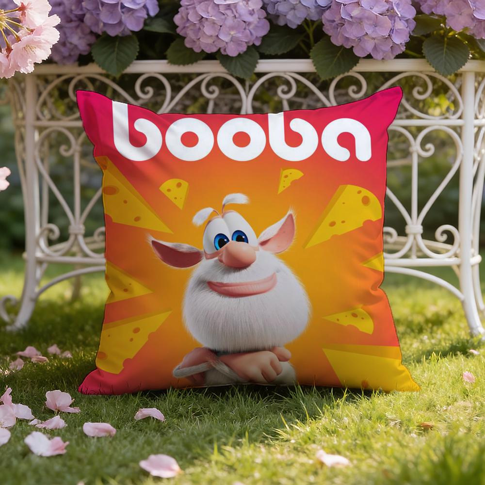 Милая Наволочка Fourbob-Booba для Дома и Автомобиля, Двухсторонний Чехол для Подушки: Двусторонняя конструкция для максимального комфорта