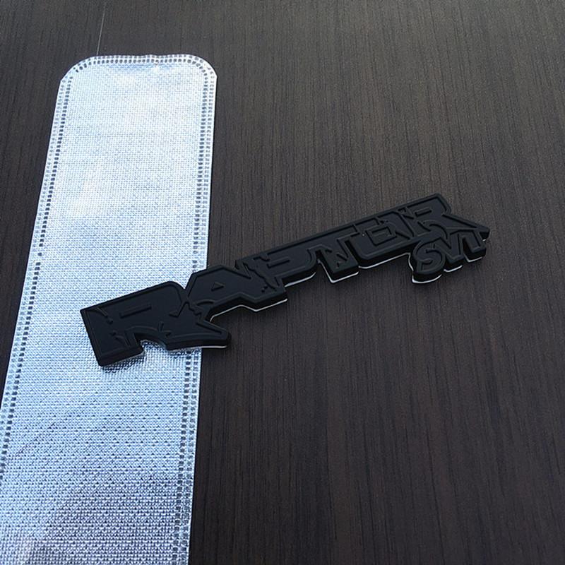 TQ013-1pcs 3d Metal RAPTOR SV1 Emblem car sticker car styling For Ford Kuga Raptor SVT F150 F250 F350 F450 F550 F650 Auto Accessories