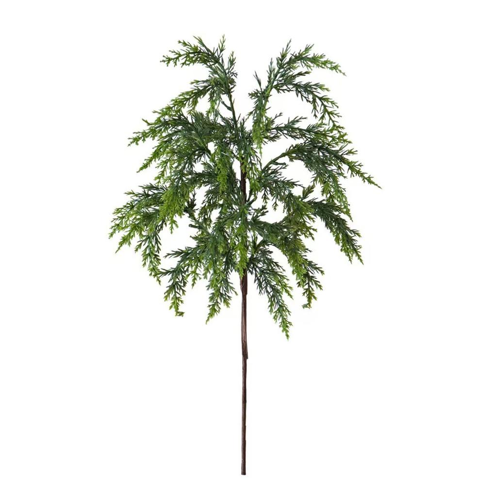 12 Green Cedar Bundles For Scene Decoration Table Home Decorations Soft Glue