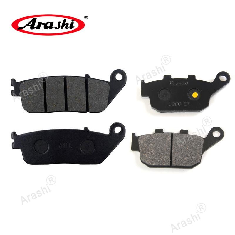 Arashi Organic Front Rear Brake Pads For HONDA CBR250R 2011-2013 / CBR300RAE 2014 / CB650F CBR650F 2014-2016 / CB 650 FA 14-18