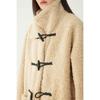 Studio Tomboy Toggle Button Synthetic Fur Coat 9176461983b