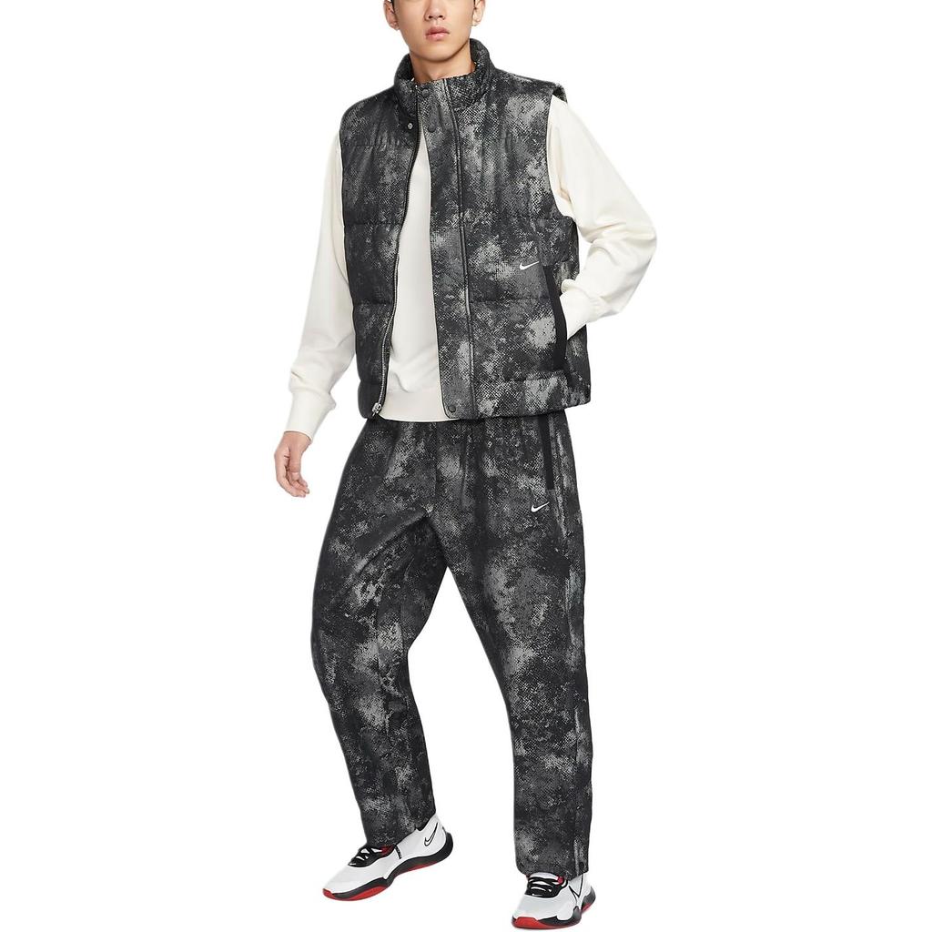 Nike Vests Men's Black/White Stand Collar Moderate Other HF7721-010
