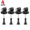 Tripod Mount Action Cameras Stand Holder Adapter with 1/4"-20 Thumb Screws for GoPro Hero 13 12 11 10 Insta360 Ace Pro DJI Osmo