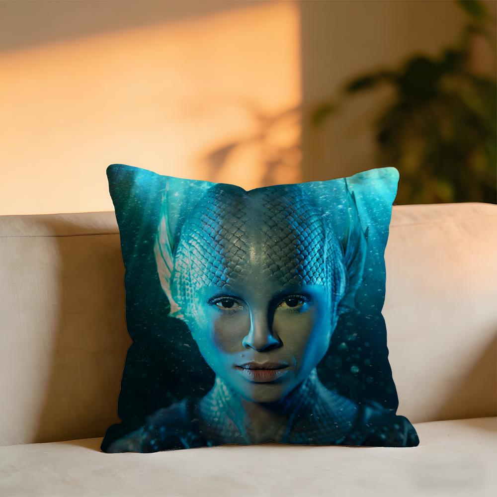 The War Between The Land And The Sea Cushion Cover Cozy Velvet Throw PillowSoft Warm Cushion For Sofa Bed