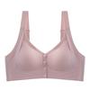 New Fashionable Seamless Front Buckle Underwear Women's Reinforced Lower Circumference Non-running Cup No Steel Ring Large Size Bra