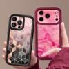 Ударопрочный чехол для телефона iPhone 17 Pro Max Чехол iPhone 16 15 14 13 Pro Max 11 17e 16e Геометрия Мраморный принт Мягкий силиконовый бампер