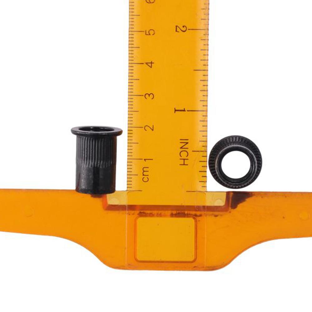 20 шт. Заклепочные гайки из углеродистой стали с цинковым покрытием M3 M4 M5 M6 M8 M10 M12 с плоской головкой