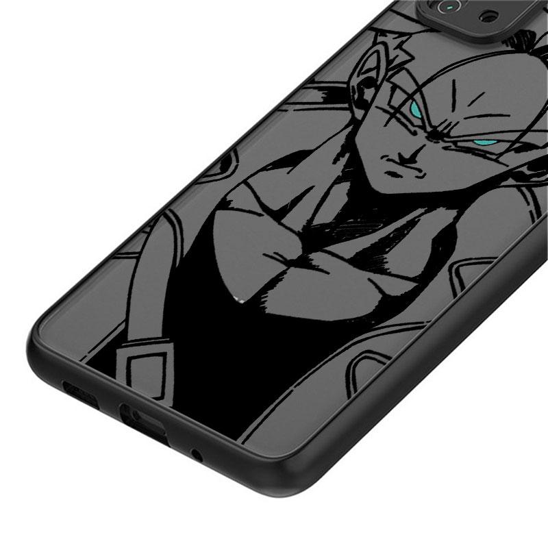 Черный чехол-бампер для телефона Samsung Galaxy S9 S21 S10 S24 S23 Ultra S25 S20 Note 20 10 S21 FE S22 Plus Dragon Ball Torankusu
