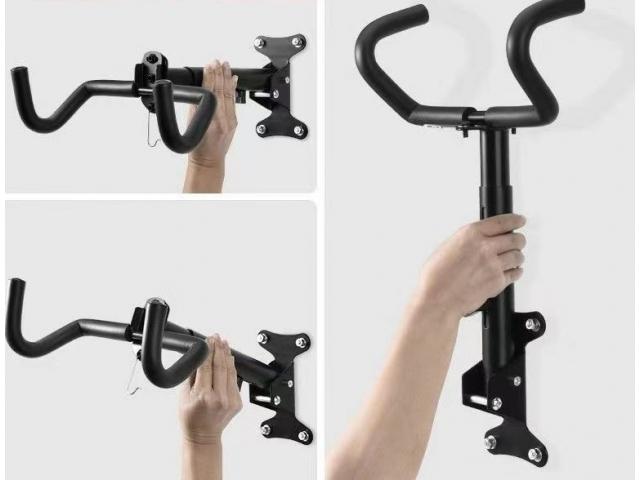 Bike Hanger Bike Holder For Wall Hooks Adjustable Foldable + Hook