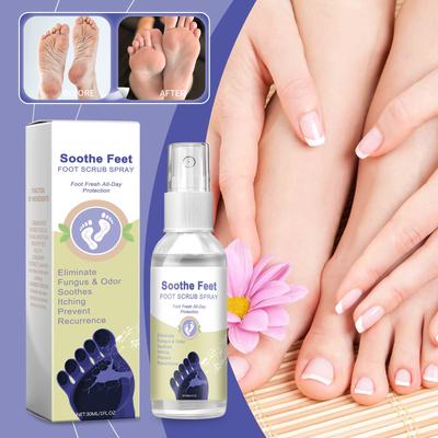 Спрей от запаха ногАнтибактериальный дезодорант-порошокПротив зуда и запаха пота Жидкость для ног спортсменов Противогрибковая обувь Носки Уход за ногами