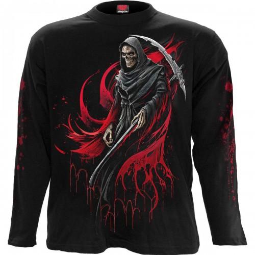 Spiral Direct Unisex Adult Screaming Death Back & Sleeve Print T-Shirt