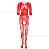 Sexy Underwear Quality One-piece Stockings Jacquard Sexy Hollow Long-sleeved Mesh Onesie