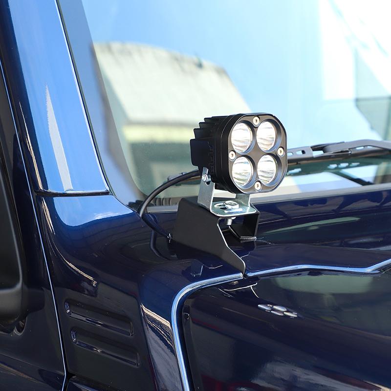 A-pillar Lamp Bracket Holder Rack Light Mount Support Stand For Suzuki Jimny 2019 Up Exterior Accessories