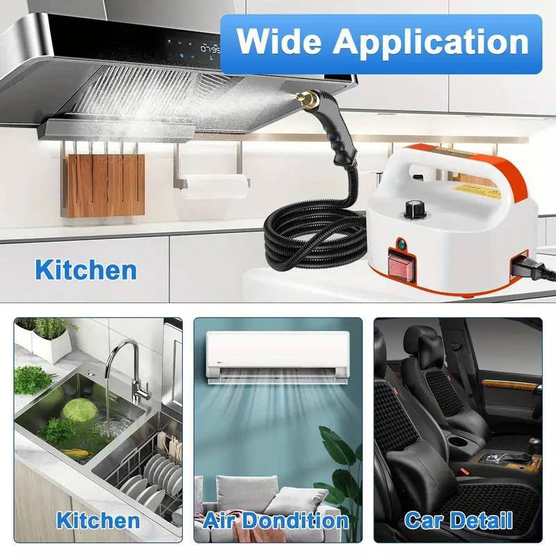 Высокоэффективный паровой очиститель для чистки ковров, мощная машина для глубокой очистки пятен для дома, кухни, кондиционера, автомобиля