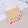 Летние носки Half Palm Five Fingers Socks с невидимым тонким каблуком спереди с открытым носком женские неглубокие сандалии носки с раздвоенным носком