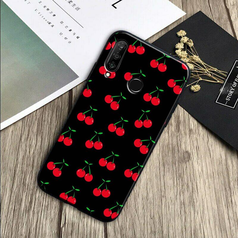 Чехол Food Fruit Red Cherry для Huawei Nova 7i 3i 8i 11 12i 10 9 SE Y60 Y61 Y70 Y72 Y73 Y90 Y91 P20 P30 Pro P40 Lite