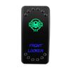 12V 20A Marine Boat Rocker Switch Green Blue Led SPST DPDT Car Switch Waterproof 24V for Jeep Wrangler Cam Am Polaris Battery Switches5