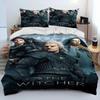 3D The W-Witcher Game cartoon Comfortable Duvet Quilt Cover Pillowcase Bedding Set Children Bedroom Decoration Home Textile