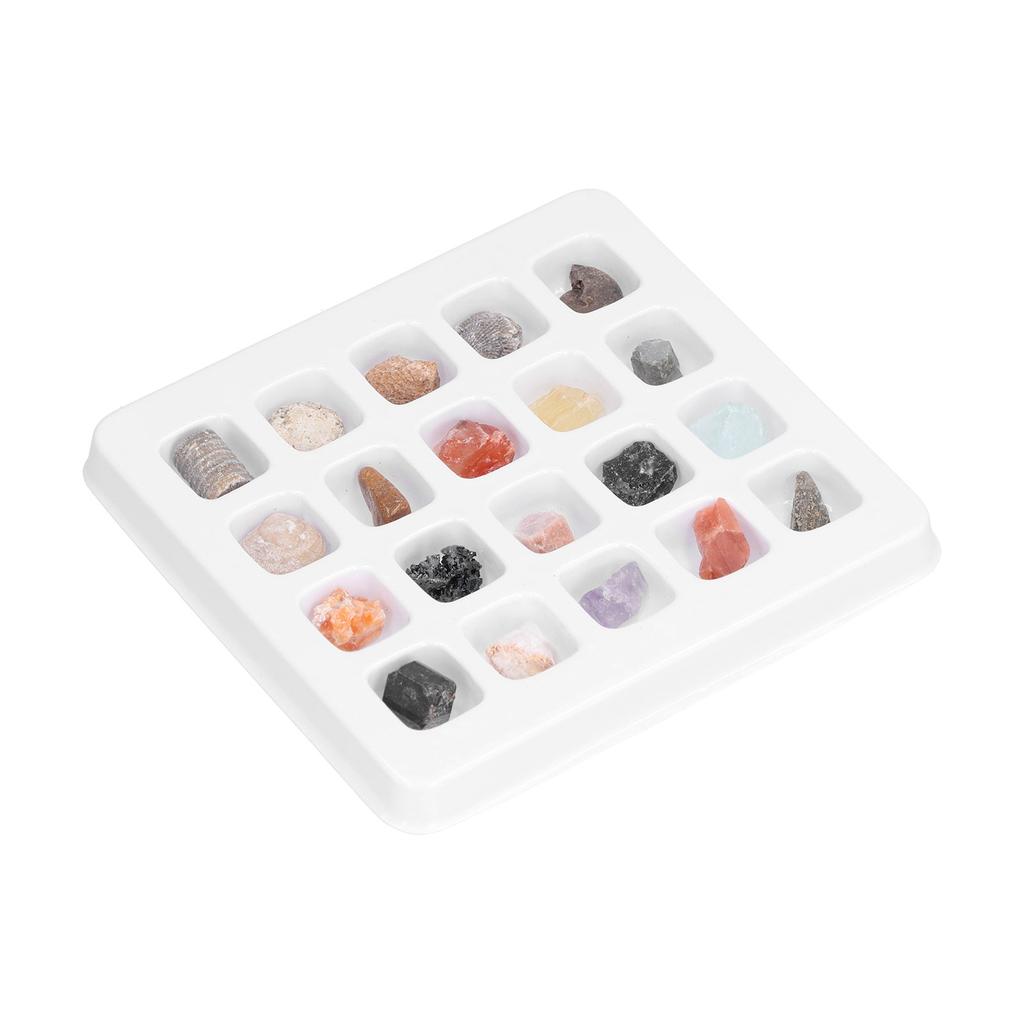 20 Kinds Crystal Gemstones Ornament Colorful Healing Chakra Gemstones for Kids Teacher Collector