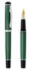 Xezo Incognito Fountain Medium Forest Green Layered Pure Platinum Handcrafted Limited Pen, Nib, Drucker, Plated. & Гильошированная гравировка. Версия.