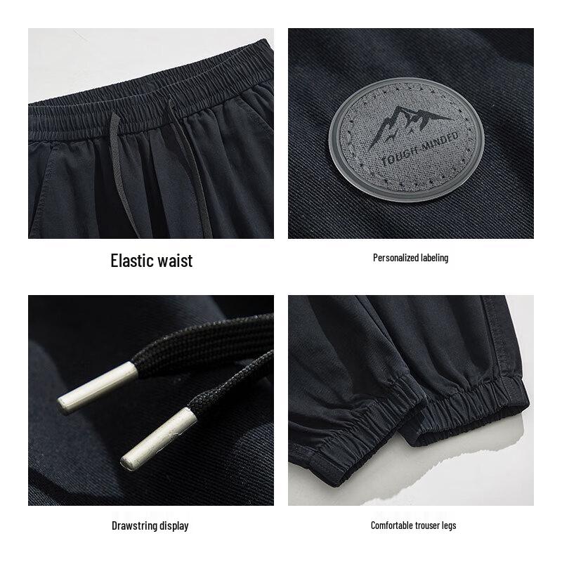 Мужские сужающиеся брюки-карго из чистого хлопка JEANSWEST