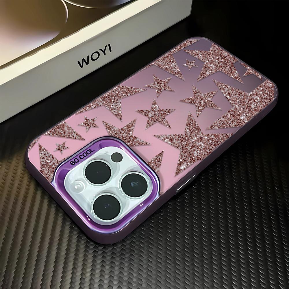 Матовый Чехол-Пентаграмма для IPhone 16 14 15 Plus 11 12 13 17 Pro Max Чехол 17 Air 16E Жесткий Ударопрочный Силиконовый Чехол для Телефона