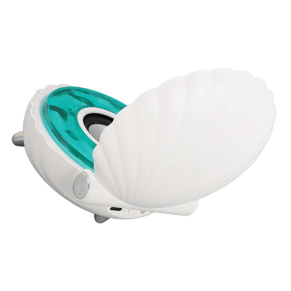 Shell Shape Wave Projector Mini LED Night Light Clear Sound Sound Effects Leisure Music Playing