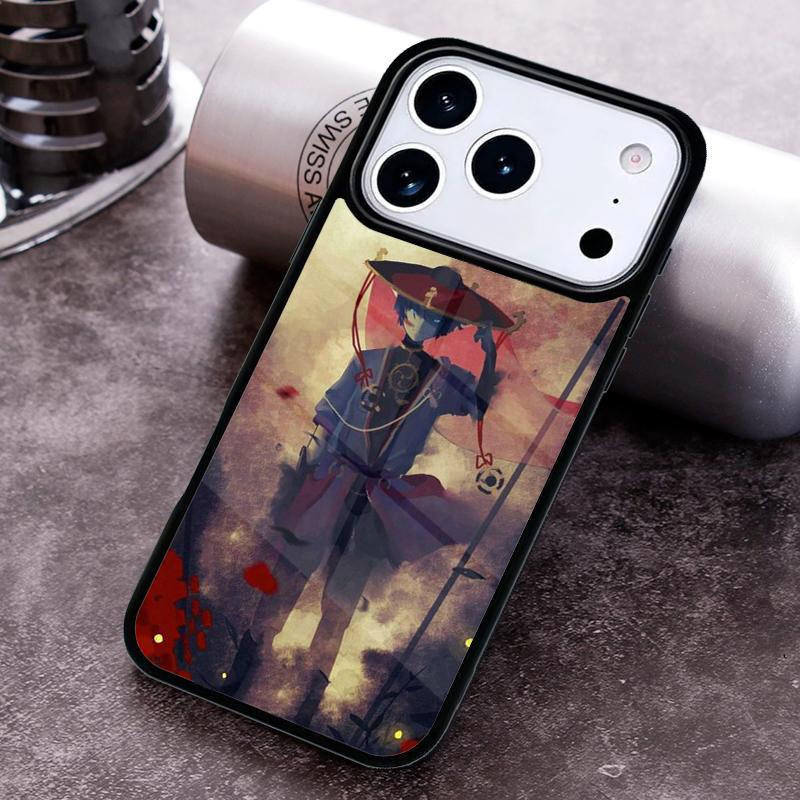 Чехол для телефона Genshin Impact Scaramouche для iPhone 17 16 15 Pro Max Air 14 13 12 11 Plus Ударопрочный чехол