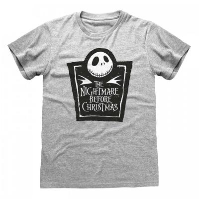 Nightmare Before Christmas Футболка с логотипом унисекс для взрослых