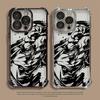 Чехол для телефона для iPhone 11Pro 16Plus XS MAX 13 16 11 15 XR 14 Pro 15Pro Max 12 Прозрачная крышка Ророноа Зоро O-One-P-Piece