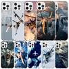 Крутой Мягкий Чехол с Рисунком Самолета для iPhone 16 17 Air 15 14 Pro Max 16E Чехол для Телефона 13 Mini 12 11 7 SE 8 Подходящие Чехлы