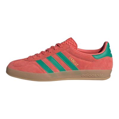 Кроссовки унисекс Gazelle Indoor Preloved Scarlet Court Green Красные Облачно-белые JH5407
