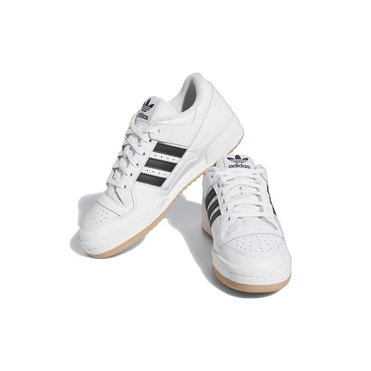 adidas Forum 84 Low ADV Белые Черные кроссовки унисекс Cloud-White Core-Black HP9088