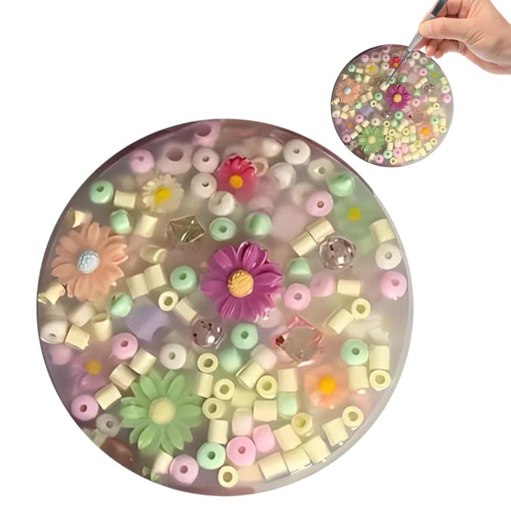 Stress Relief Floral Picky Pad Anxiety Toy Pad Pick Pad Fidget Decompression Toy  for Adults Kids