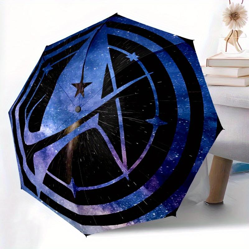 STAR TREK Self-Folding Umbrella,Travel Umbrella, Durable Plastic And Iron Frame, Suitable For Outdoor And Daily Necessities, a0818126