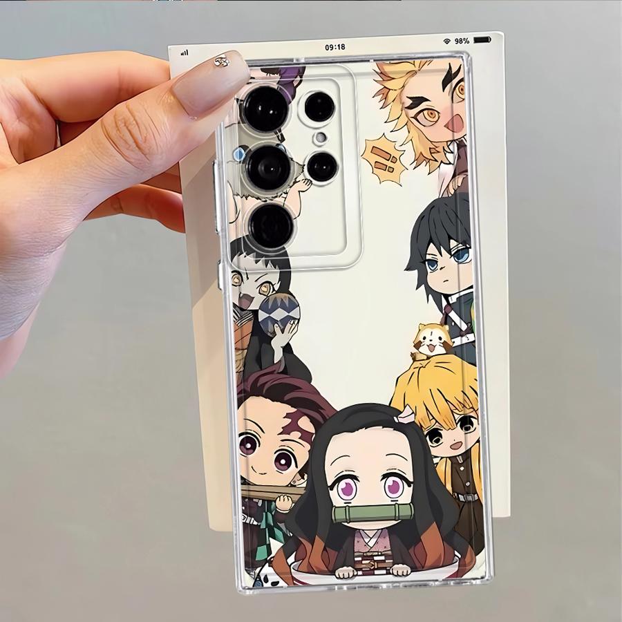 Милый чехол D-Demon S-Slayer для Samsung Galaxy S26 S22 FE S23 Ultra S20 Plus Note 20 Ultra 10 S21 S25 Edge S24