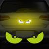 2Pcs/pair Reflective Car Safety Stickers Eye Pattern Car Decals Stickers Car Styling Accessories