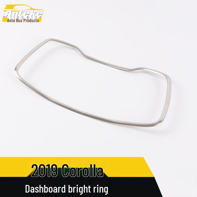 19 Corolla Dashboard Bright Ring Console Frame & Protective Film